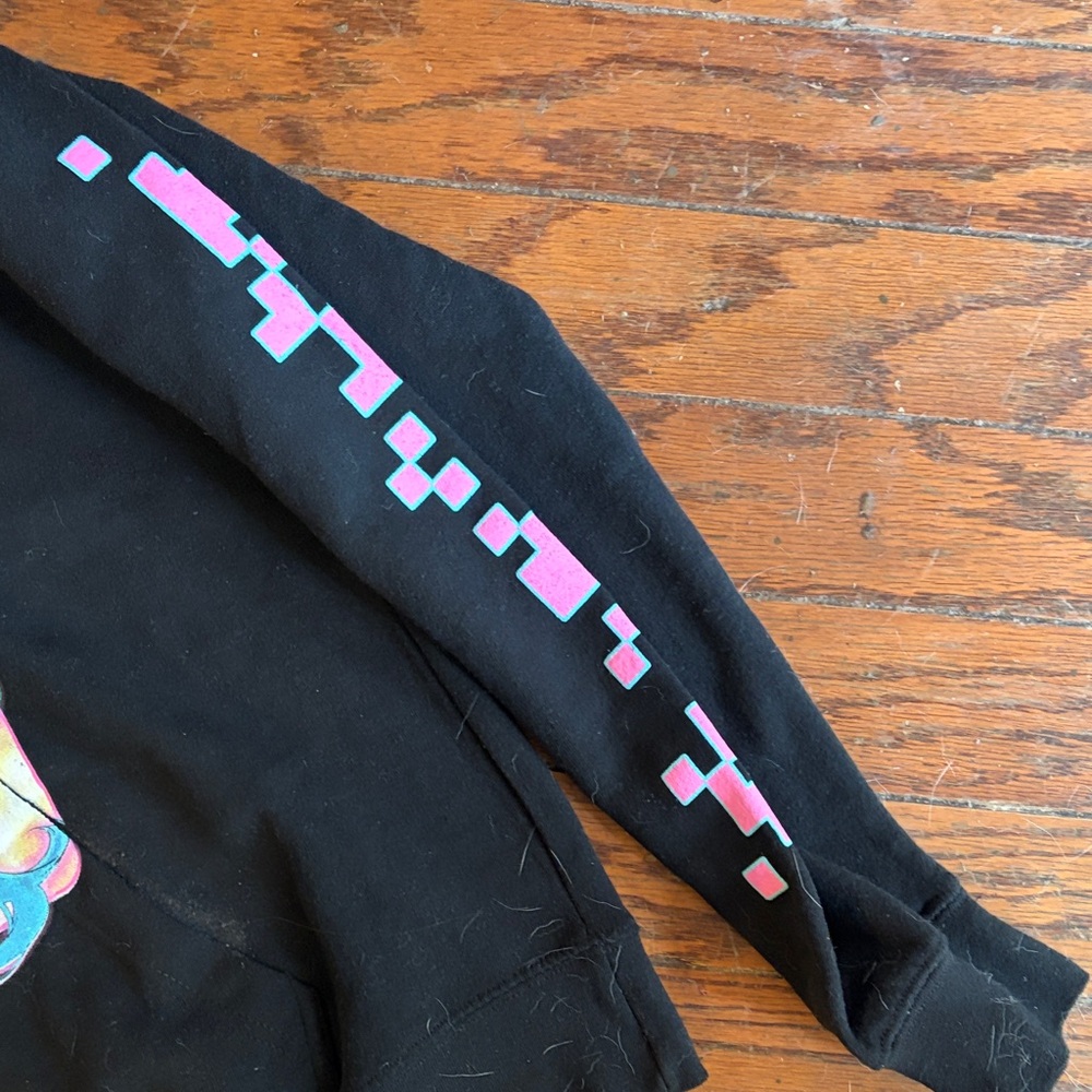 Women’s Black Hatsune Miku Graphic Hoodie - Picture 3 of 7